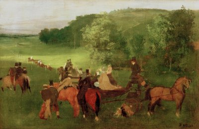 The Races by Edgar Degas